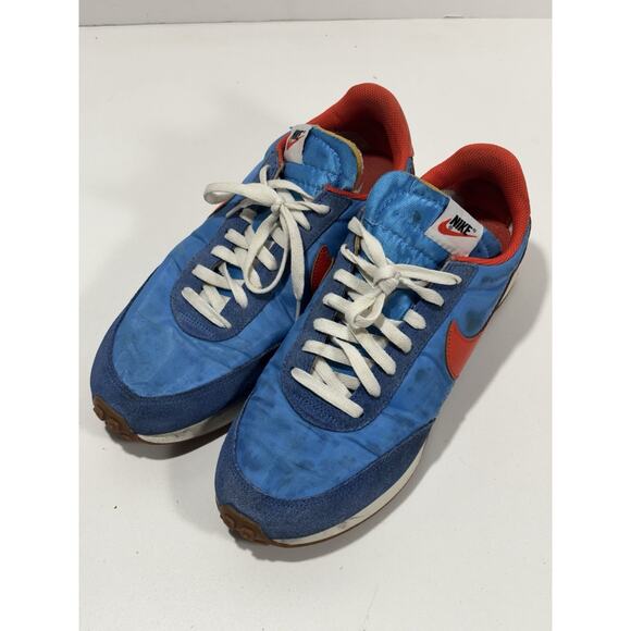 Nike Tailwind 79 Retro Waffle Running Pacific Blue Orange Sz 9.5 487754-408 - Picture 1 of 9